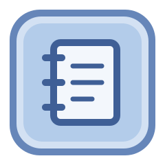 Recipe notebook icon